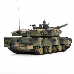 Czołg zdalnie sterowany ASG/IR/dźwięk/para 1:24 German Leopard II A5 RTR 2.4Ghz - Heng Long 3809-1